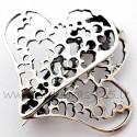 Brooch "Two Hearts"