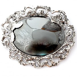 Brooch with Hematite S499