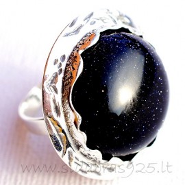 Ring with Night Stone Ž543