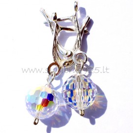 Earrings with Swarovski "Facet"