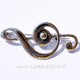 Brooch "Violin key symbol"-1