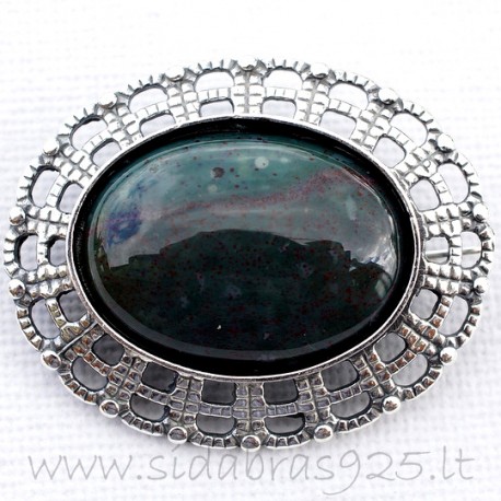 Brooch with Agate S666