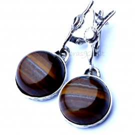 Earrings "Red Tiger Eye"