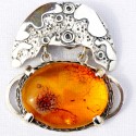Pendant with Amber P620-G