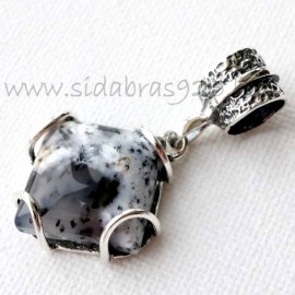 Pendant with landscape Agate P441