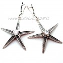 Earrings with Zirconia "Sea Star" A320