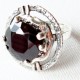 Ring with black Zirconia Ž359-1