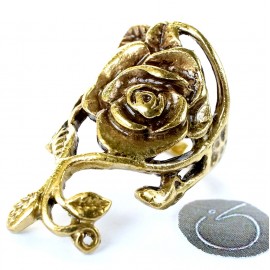 Brass ring Rose flower Ž66ŽŽ618