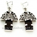 Earrings with Onyx A507