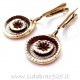 Brass earrings ŽA565-1