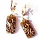 Brass earrings "Kalija" ŽA429-1