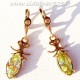 Brass earrings ŽA114-1