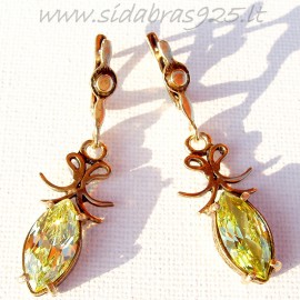 Brass earrings ŽA114