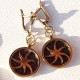 Brass earrings ŽA045-1