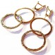 Brass earrings "Ratukai"-3
