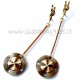 Brass earrings ŽA564-1