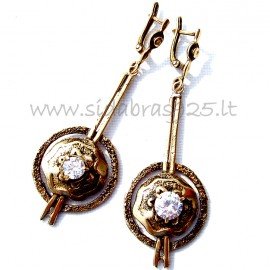 Brass earrings ŽA341