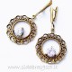 Brass earrings ŽA524-2