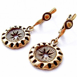 Brass earrings ŽA558