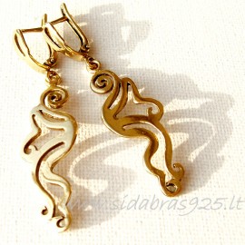 Brass earrings ŽA140