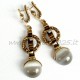 Brass earrings ŽA521-1