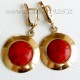 Brass earrings ŽA449-2