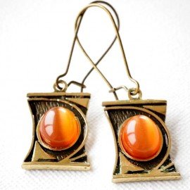 Brass earrings ŽA181