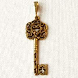 Brass pendant "Key" ŽP646