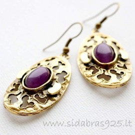 Brass earrings ŽA493