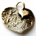 Brass pendant "Heart" ŽP313