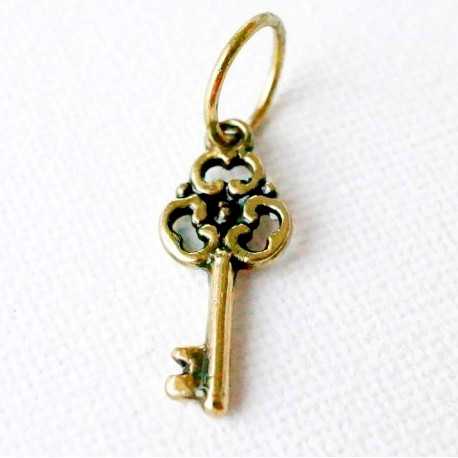 Brass pendant small "Key" ŽP520