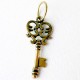 Brass pendant "The key" ŽP521-1
