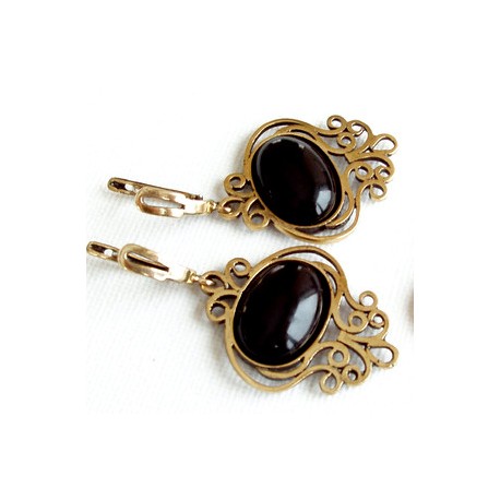 Brass earrings ŽA110