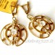 Brass earrings ŽA364-1
