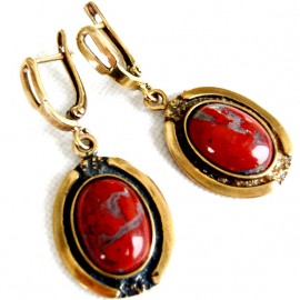 Brass earrings ŽA132