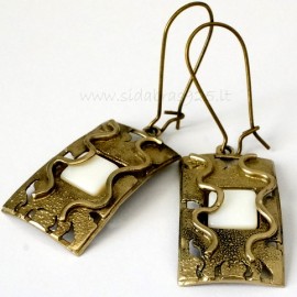 Brass earrings ŽA339