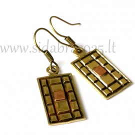 Brass earrings ŽA195