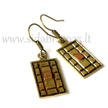 Brass earrings ŽA195