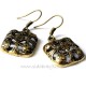 Brass earrings ŽA513-1