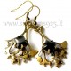 Brass earrings ŽA231-1