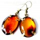 Brass earrings "Saulės spindulys" ŽA361-1