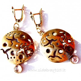 Brass earrings ŽA333