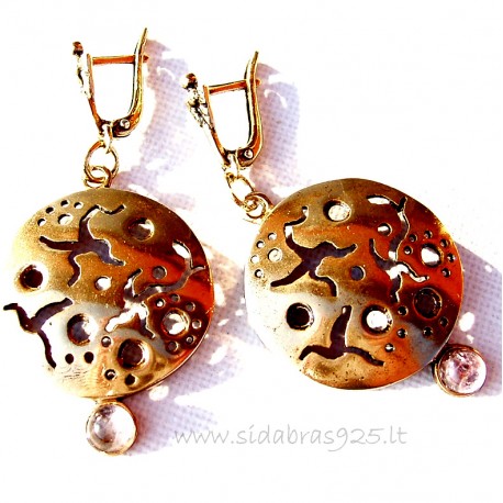 Brass earrings ŽA333