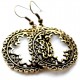 Brass earrings ŽA577-1