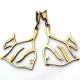 Brass earrings ŽA275-1