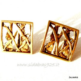 Brass earrings ŽA070