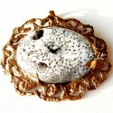 Brass pendant the landscape AGAT ŽP484 