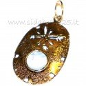 Brass pendant with Moonstone ŽP545
