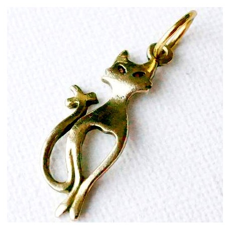 Brass pendant "Cat" ŽP270