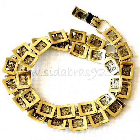 Brass necklace ŽK409